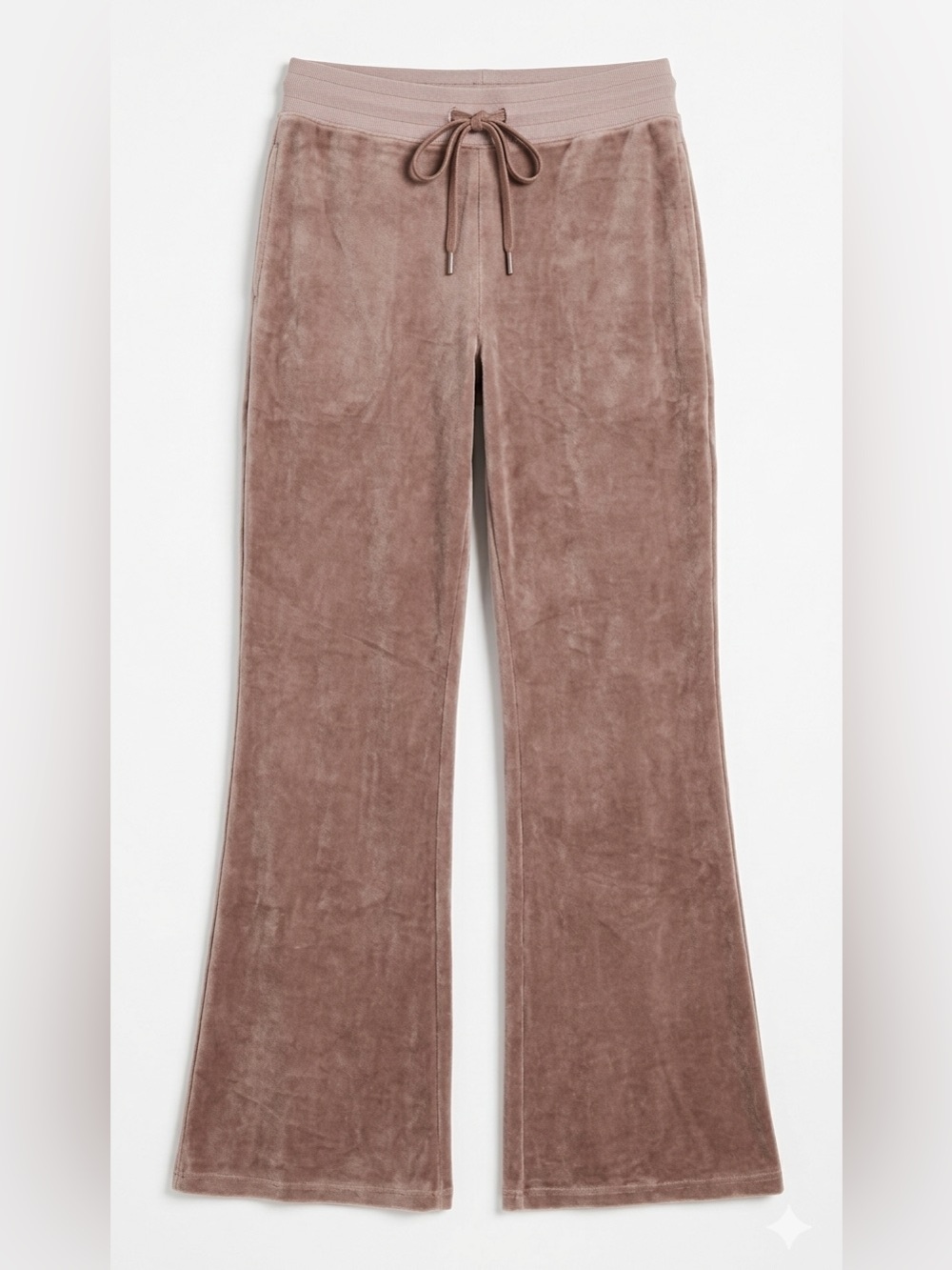Aerie Real Good Velour Wide Leg Lounge Pants Rosewood Brown Dusty Pink XL